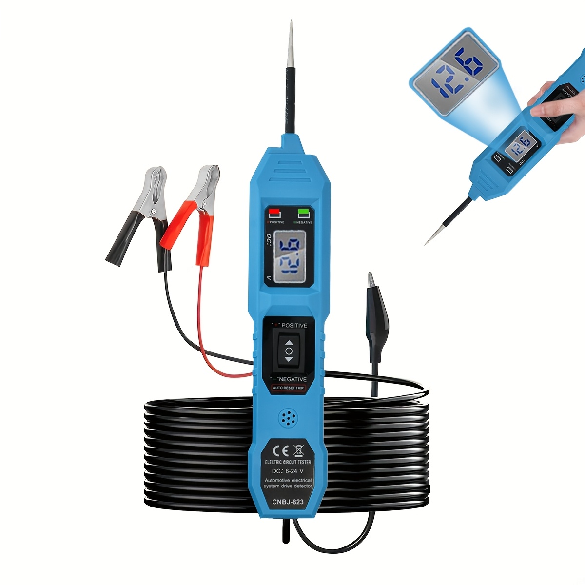Power Circuit Probe Tester 6V- - Power Supply Tester recension och pris